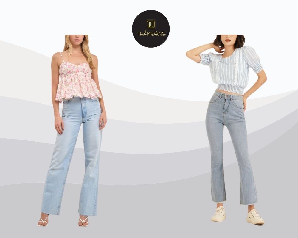 Cách phối áo baby doll hoa nhí đầy tính điệu đà và phóng khoáng