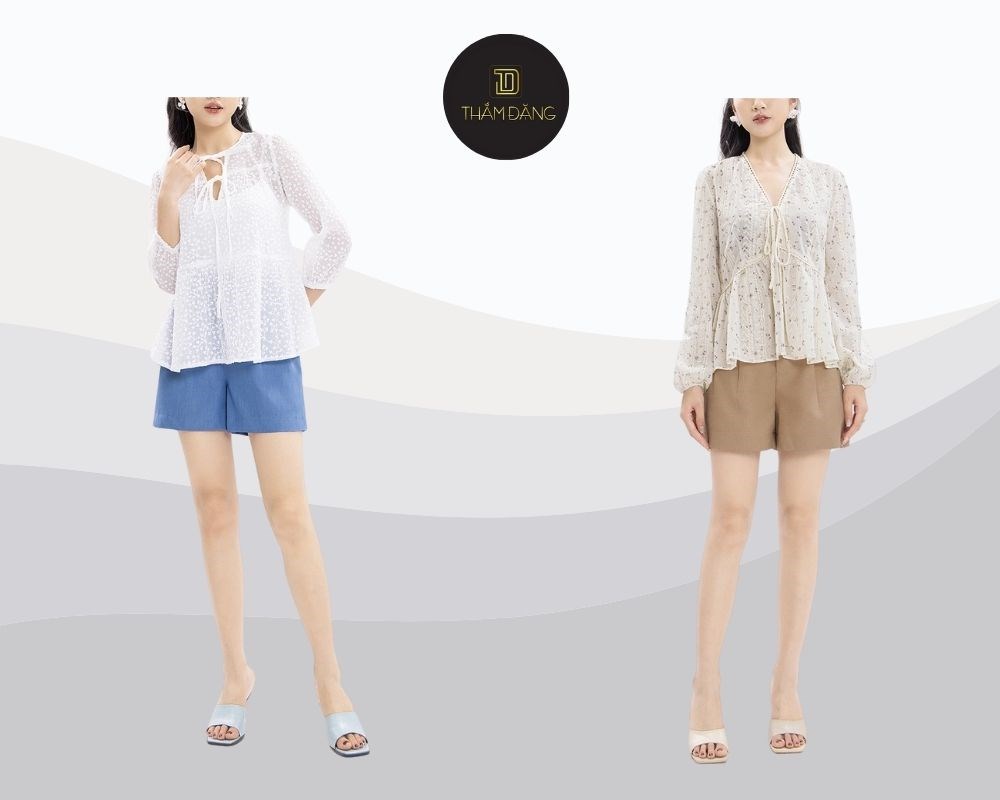 Chưa biết áo babydoll mặc với quần gì, xem ngay bài viết để có câu trả lời