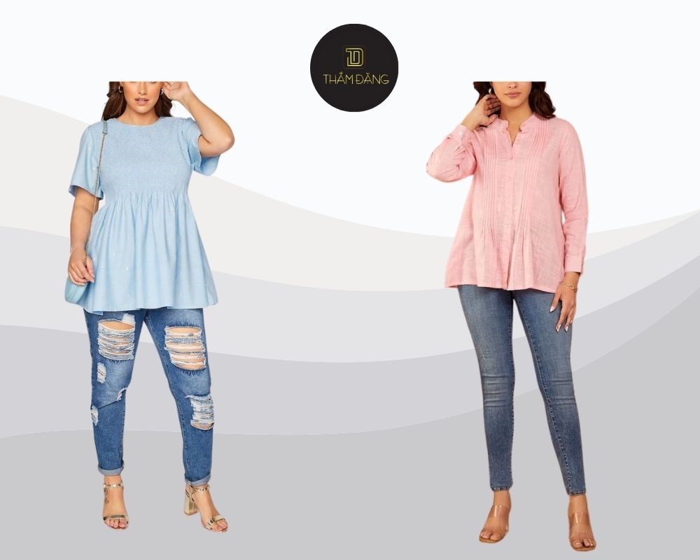 Áo baby doll bèo nhún giúp vóc dáng mảnh mai thêm đầy đặn và nổi bật
