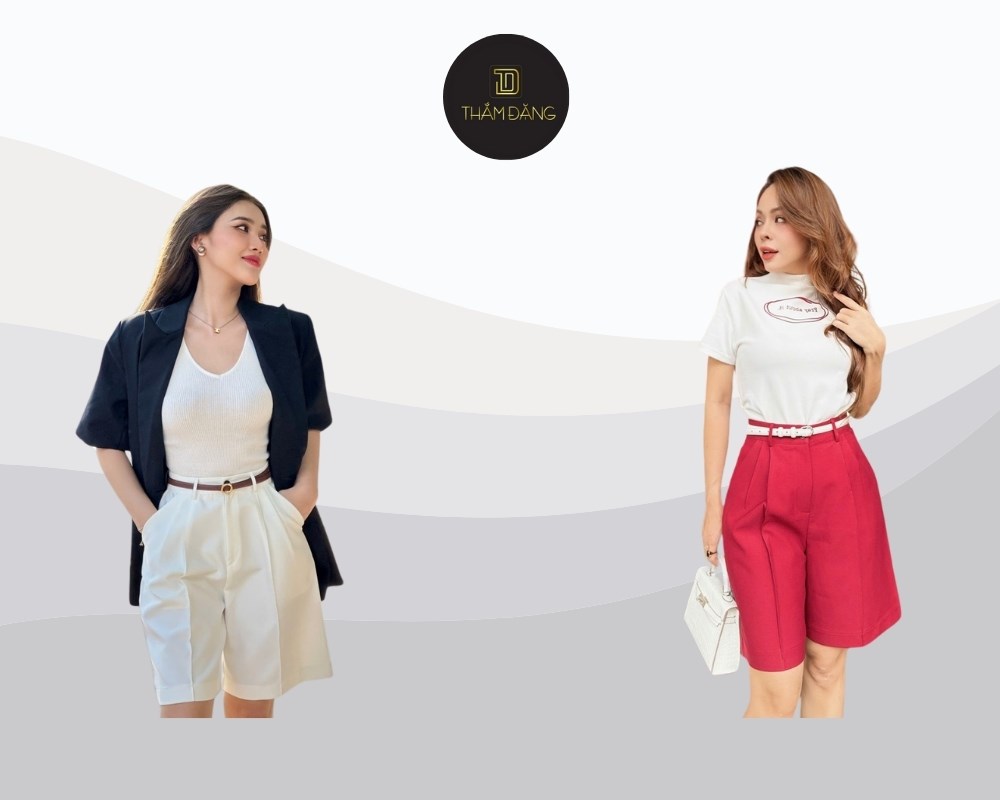 quần ngố nữ chuẩn size tạo sự năng động, thoải mái
