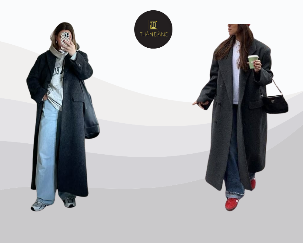 Phối áo khoác với quần ống rộng - Kết hợp thanh lịch và thời thượng hoàn hảo cho mùa thu đông