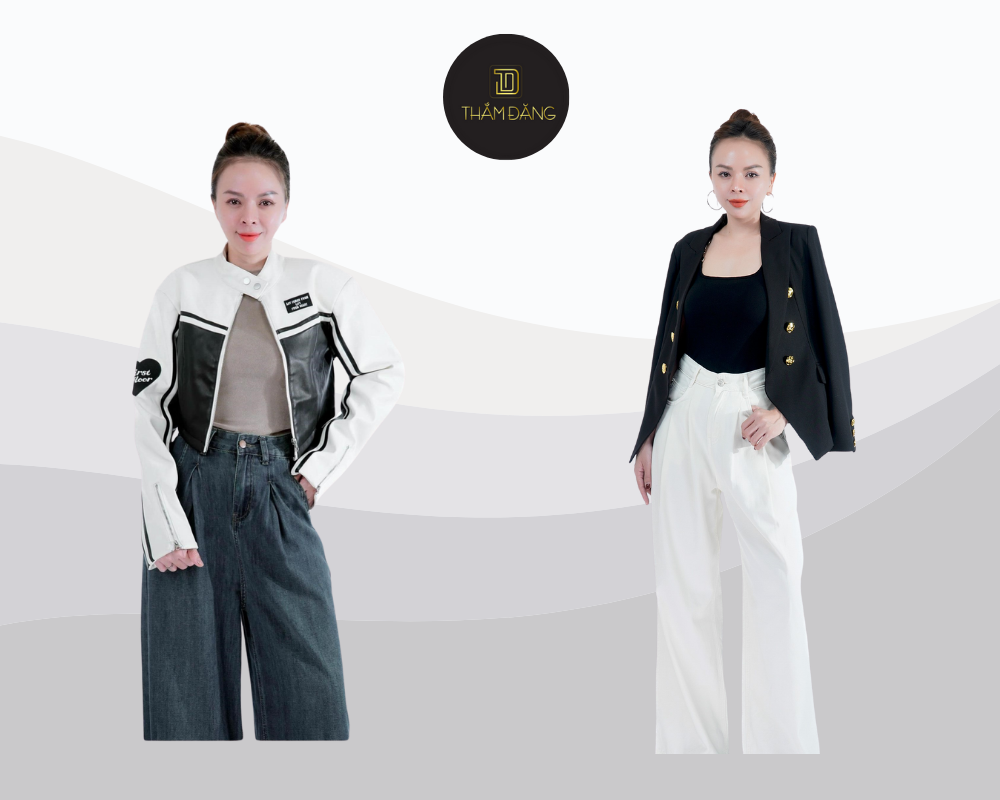 Tạo nên outfit hoàn hảo với sự kết hợp tinh tế giữa áo khoác và quần ống rộng, từ tỷ lệ cơ thể đến phụ kiện và hoàn cảnh sử dụng