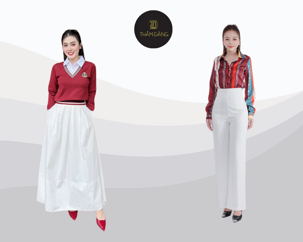 Áo sơ mi thanh lịch, dễ phối hợp, phù hợp cho những dịp viếng chùa vừa thoải mái lại vừa trang nhã.
