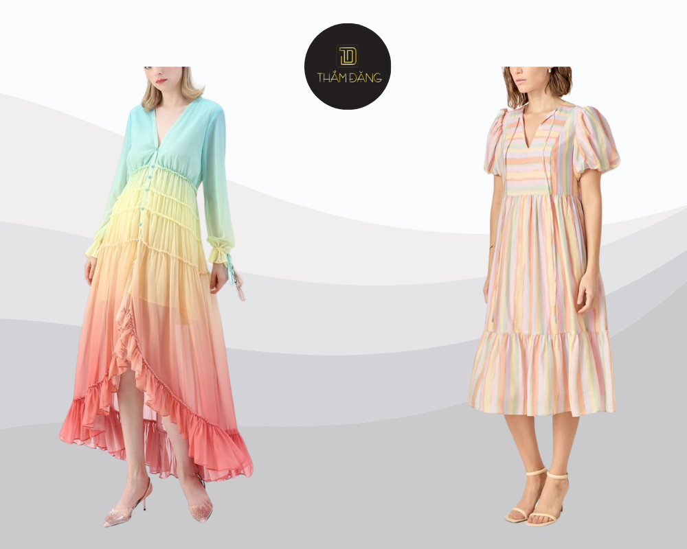 Đầm maxi sắc màu sống động giúp bạn tỏa sáng và duyên dáng trong những chuyến dạo chơi tại Đà Lạt.