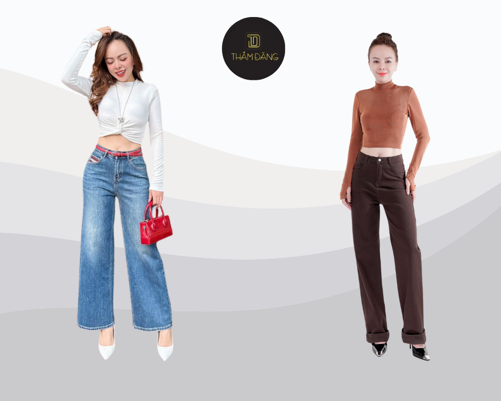Set đồ croptop và quần jean lửng mang đến sự trẻ trung, năng động cho những ngày hè đầy trải nghiệm tại Đà Lạt.