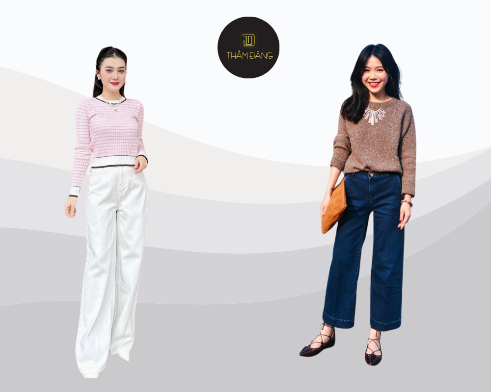 Set đồ jean và áo len cho mùa đông Đà Lạt vừa ấm áp vừa sành điệu, dễ phối và phù hợp mọi vóc dáng.