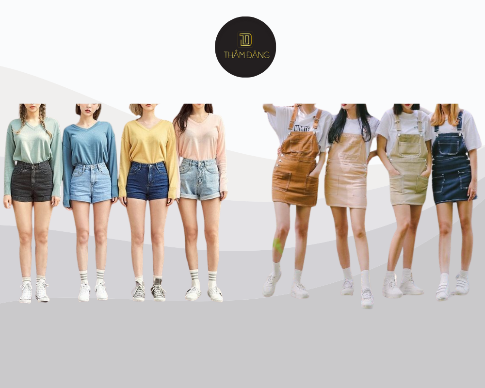 Mix-match là phong cách sáng tạo giúp nhóm bạn thân thể hiện cá tính riêng biệt qua trang phục có yếu tố chung.
