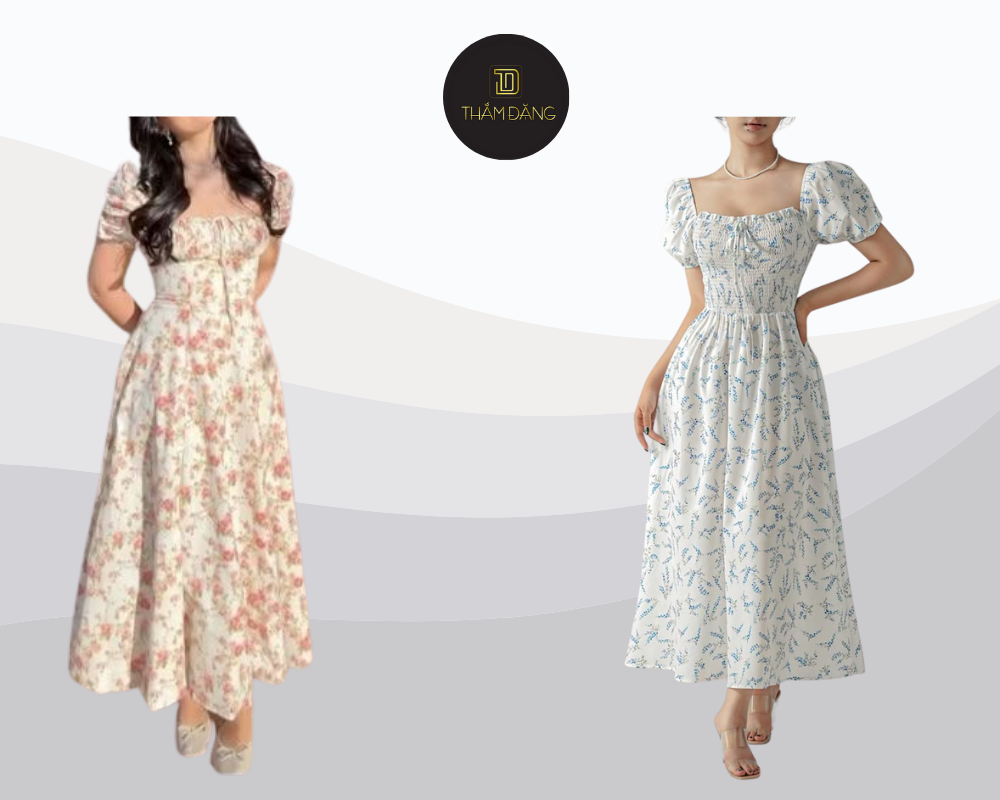 Đầm maxi hoa nữ tính và bay bổng là lựa chọn lý tưởng cho những buổi dạo biển hay bữa tối lãng mạn tại resort.