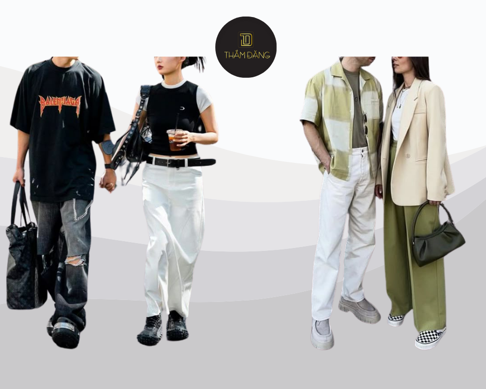 Khám phá Bangkok với set đồ đôi street style hoàn hảo, tạo nên phong cách hài hòa và tự nhiên giữa những khu phố sầm uất.