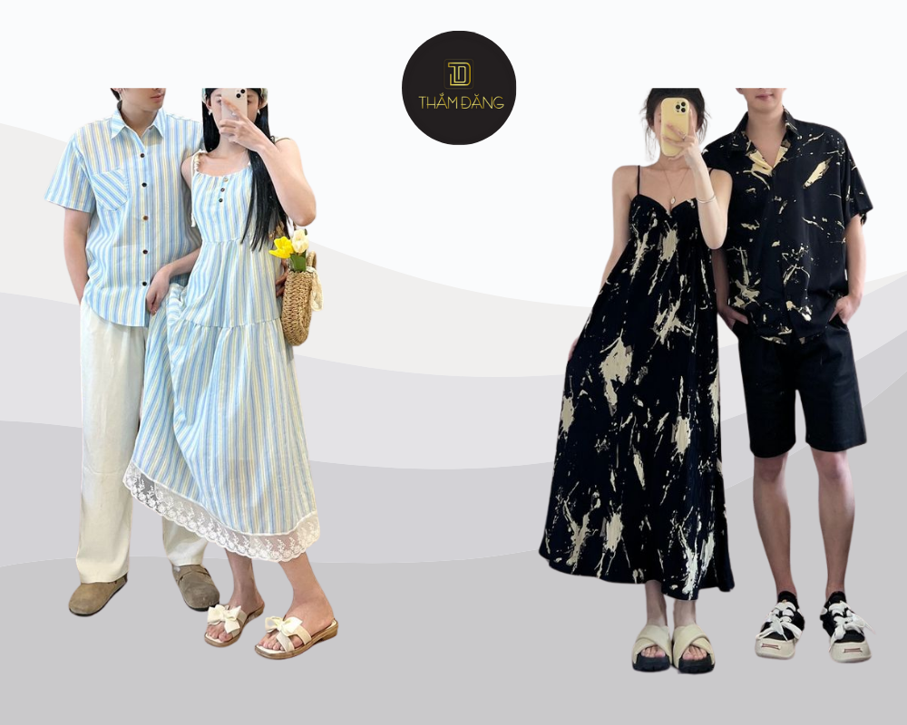 Thiên đường biển Thái Lan là nơi lý tưởng để các cặp đôi tỏa sáng với những set đồ đôi lãng mạn giữa khung cảnh tuyệt đẹp.