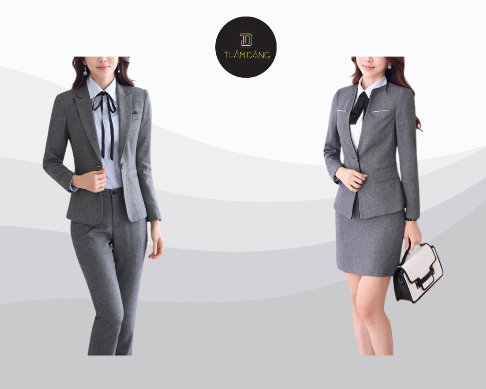 Áo blazer màu ghi - lựa chọn hoàn hảo để nâng tầm vẻ ngoài thanh lịch và chuyên nghiệp.