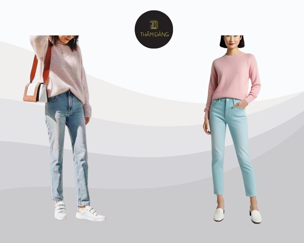 Set đồ phối hai gam pastel mang lại vẻ nhẹ nhàng, tươi trẻ và thời thượng