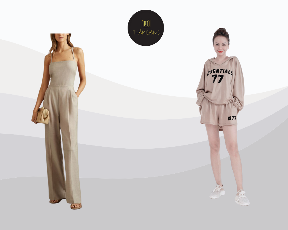 Màu nude là lựa chọn hoàn hảo để tôn dáng và tạo nên những bộ trang phục sang trọng, thời thượng cho mọi dáng người.