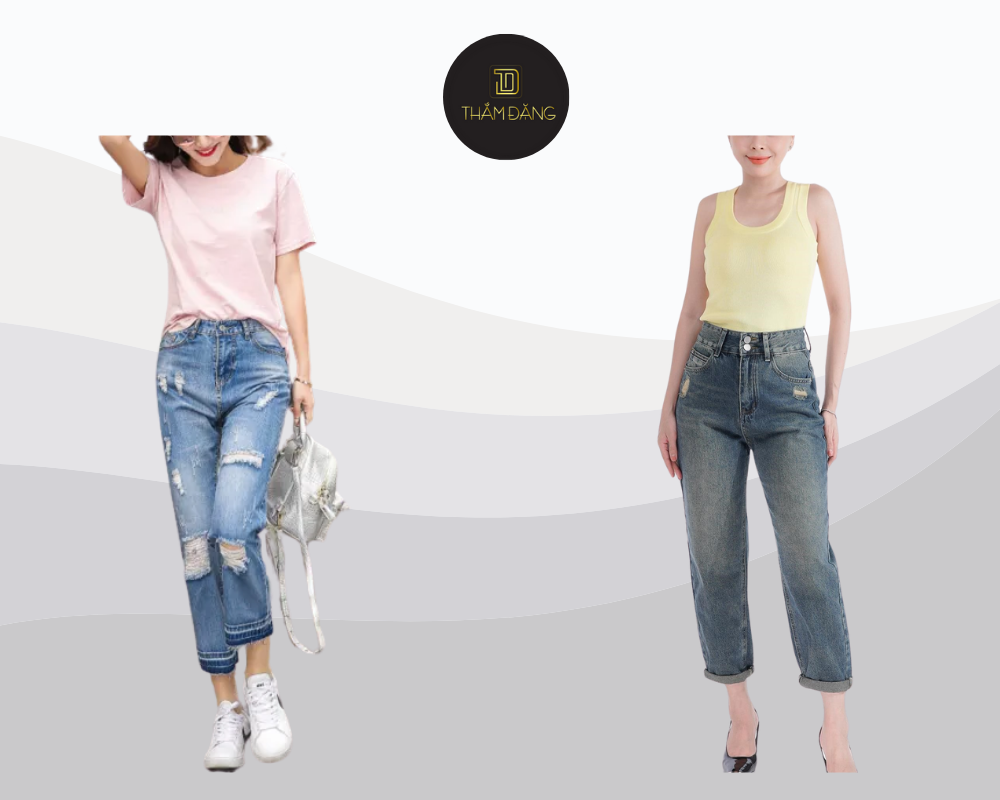 Áo phông vàng pastel oversize kết hợp quần jeans rách mang đến vẻ ngoài trẻ trung và cá tính, hoàn hảo cho những ngày năng động.