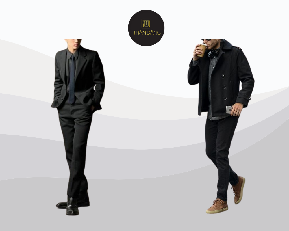 All black là lựa chọn hoàn hảo để toát lên vẻ lịch lãm, mạnh mẽ và sang trọng trong mọi hoàn cảnh