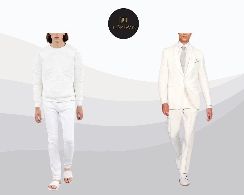 Phong cách all white mang đến vẻ ngoài tươi sáng, thanh lịch và đầy năng lượng cho nam giới hiện đại