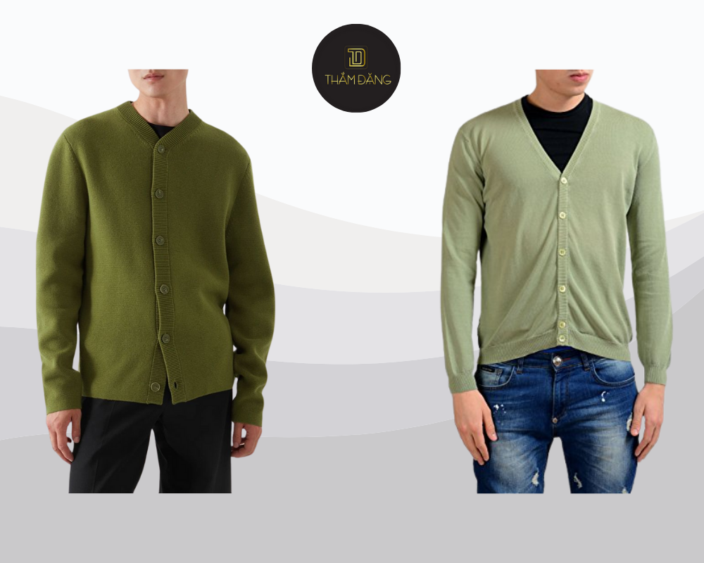 Áo cardigan xanh cốm là lựa chọn hoàn hảo cho quý ông muốn vừa ấm áp vừa thời trang trong những ngày se lạnh.