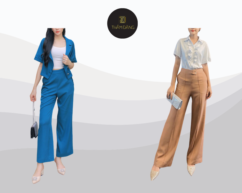 Quần ống rộng HoYang mang đến sự kết hợp hoàn hảo giữa phong cách hiện đại, thoải mái và tinh tế cho mọi hoàn cảnh.