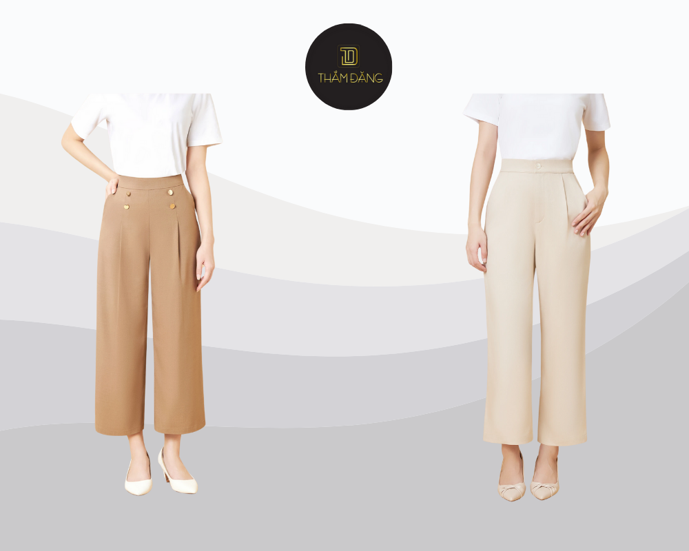 Thiều Hoa là thương hiệu thời trang hàng đầu cho quý cô trung niên với những chiếc quần ống rộng thanh lịch, tinh tế và sang trọng.