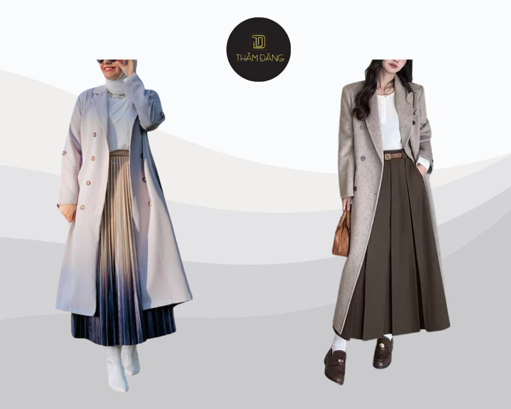 Outfit thanh lịch và kín đáo, hoàn hảo cho các chuyến tham quan địa điểm tôn nghiêm.
