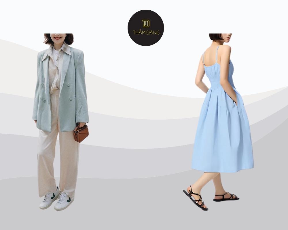 Xanh pastel lên ngôi hè 2025 với vẻ đẹp thanh lịch, dễ phối và đầy cảm hứng tích cực.