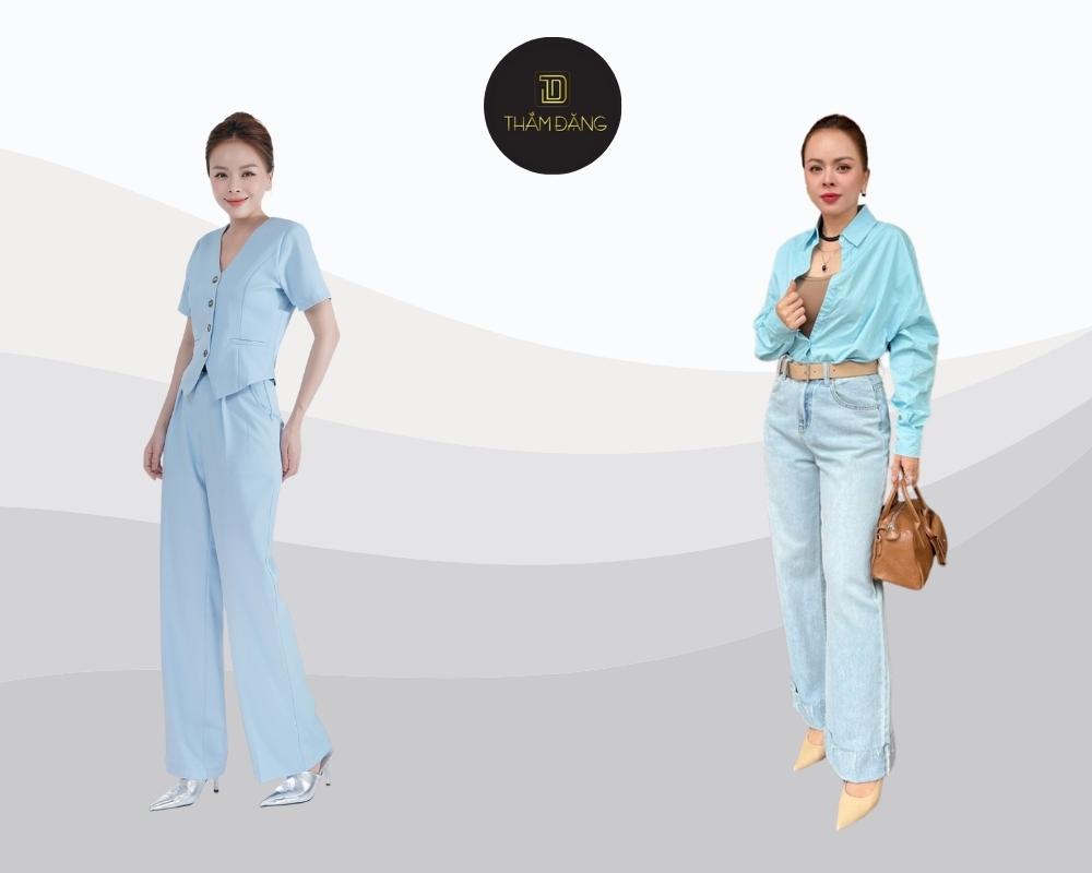 Xanh pastel dễ mặc nhưng cần phối tinh tế để giữ trọn vẻ thanh lịch và hài hòa.