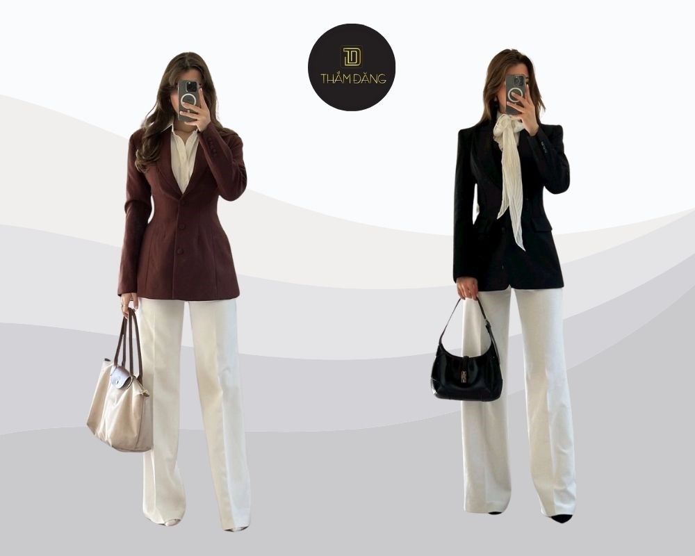 Power Dressing là phong cách quyền lực, tự tin với suit, blazer và màu sắc trung tính