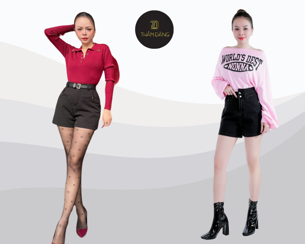 Không thể thiếu trong bộ sưu tập quần short chính là những chiếc quần màu tối