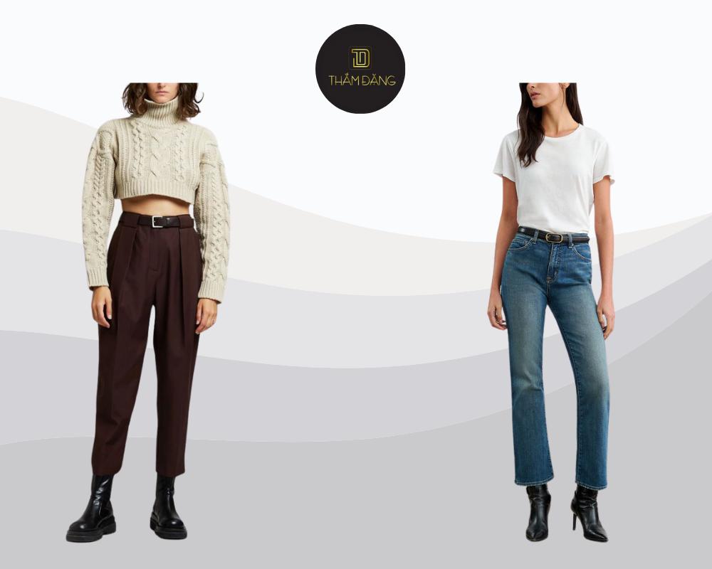 cách phối đồ với boot cổ lửng hợp với outfit mọi mùa