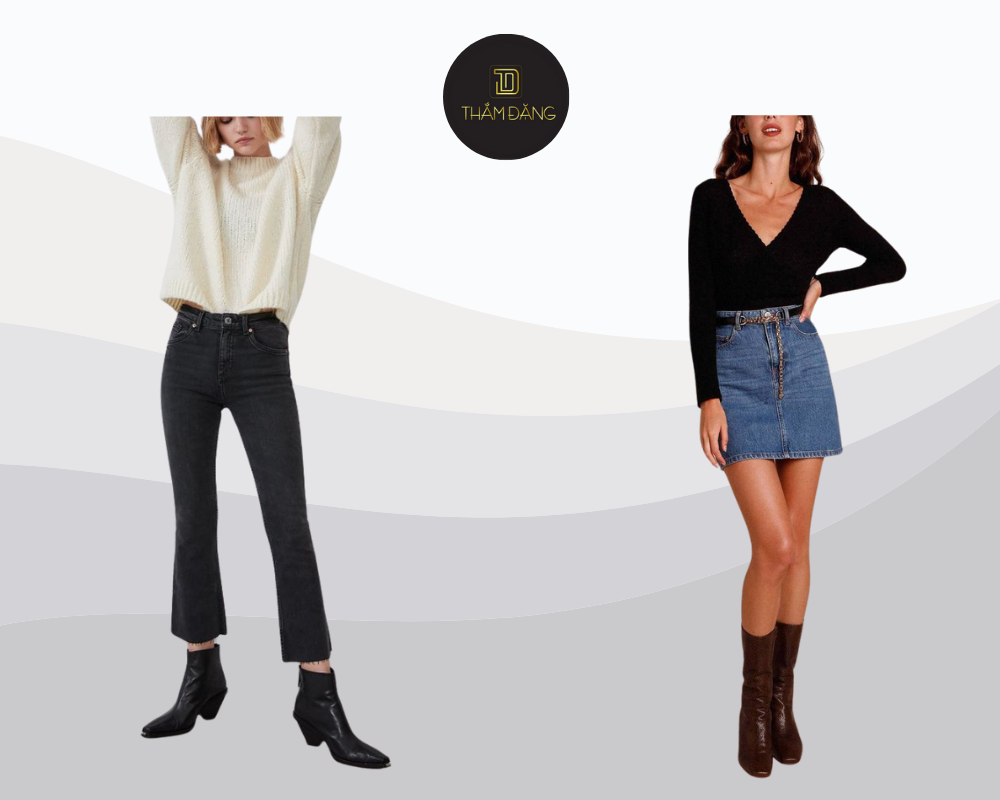 cách phối đồ với boot cổ lửng tôn nét riêng