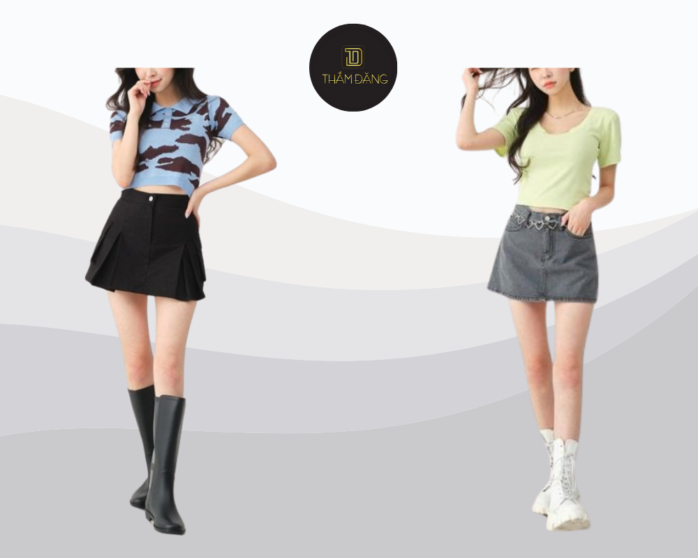 cách phối đồ với boot cổ lửng năng động