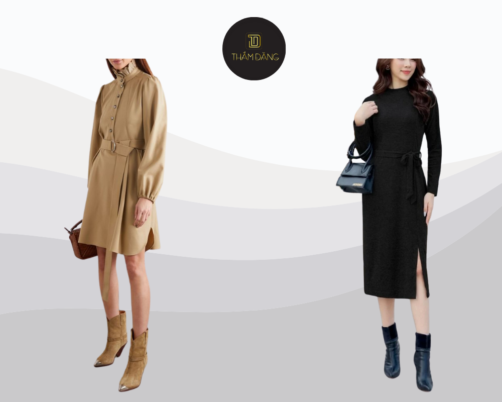 cách phối đồ với boot cổ lửng thanh lịch