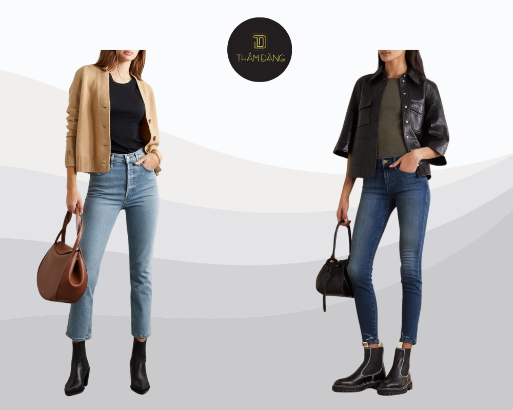 cách phối đồ với boot cổ lửng thời thượng