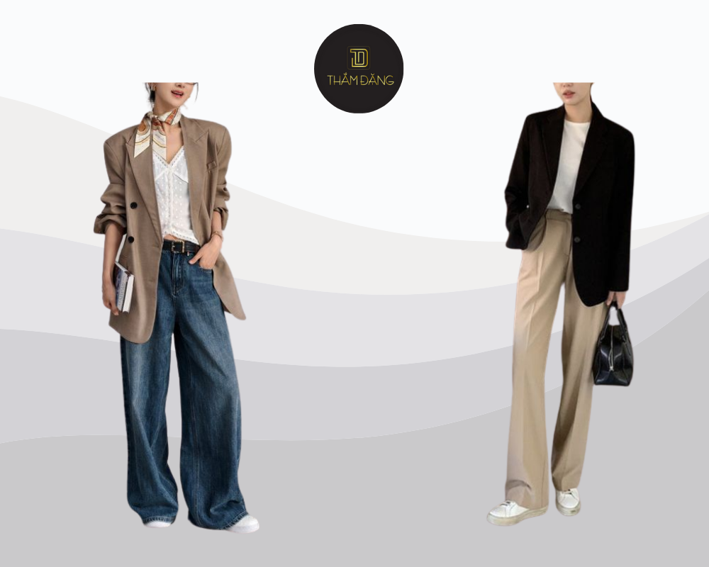 Set đồ công sở thanh lịch, giúp tôn lên vẻ ngoài chuyên nghiệp và tự tin cho người mũm mĩm