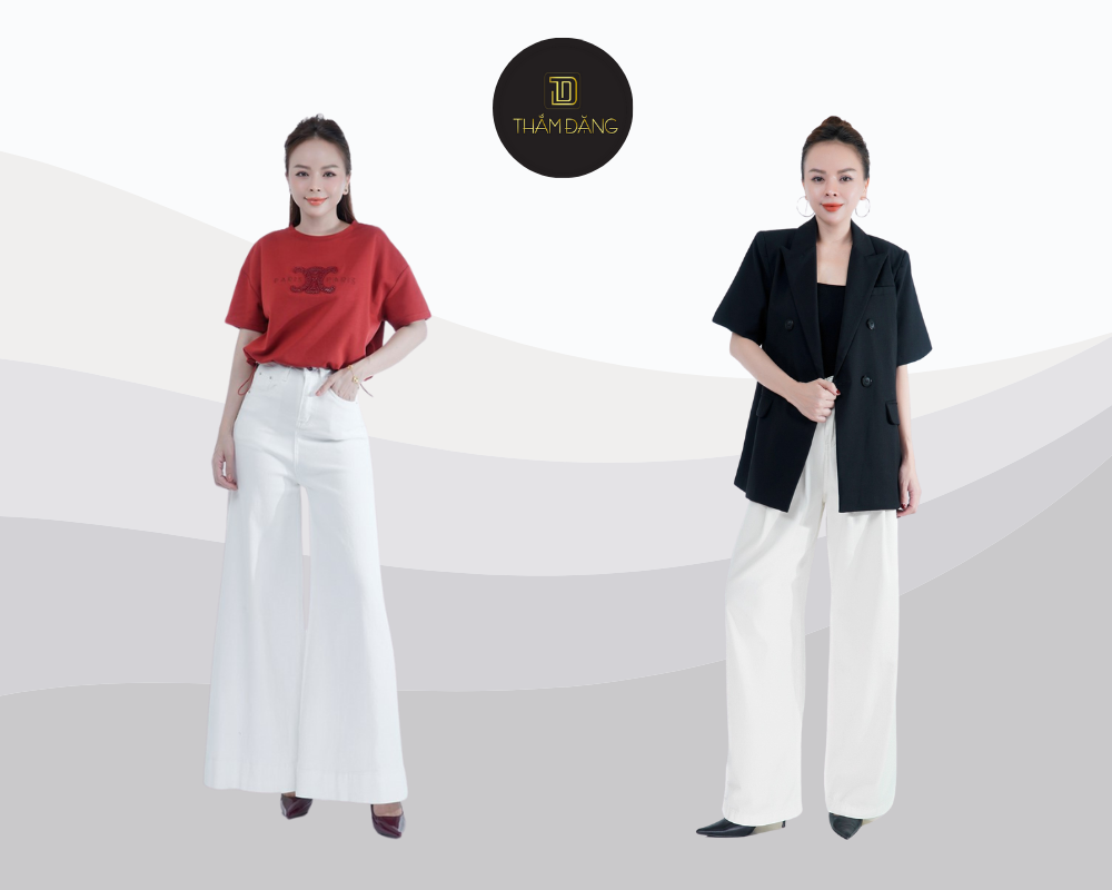 cách phối màu trắng đẹp