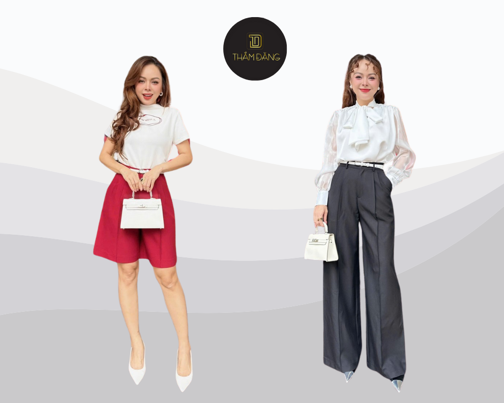 cách phối màu trắng cho buổi họp mặt
