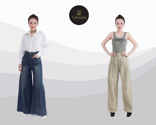 Bí quyết phối đồ với quần jean ống rộng giúp tôn dáng và tạo vẻ ngoài cân đối.