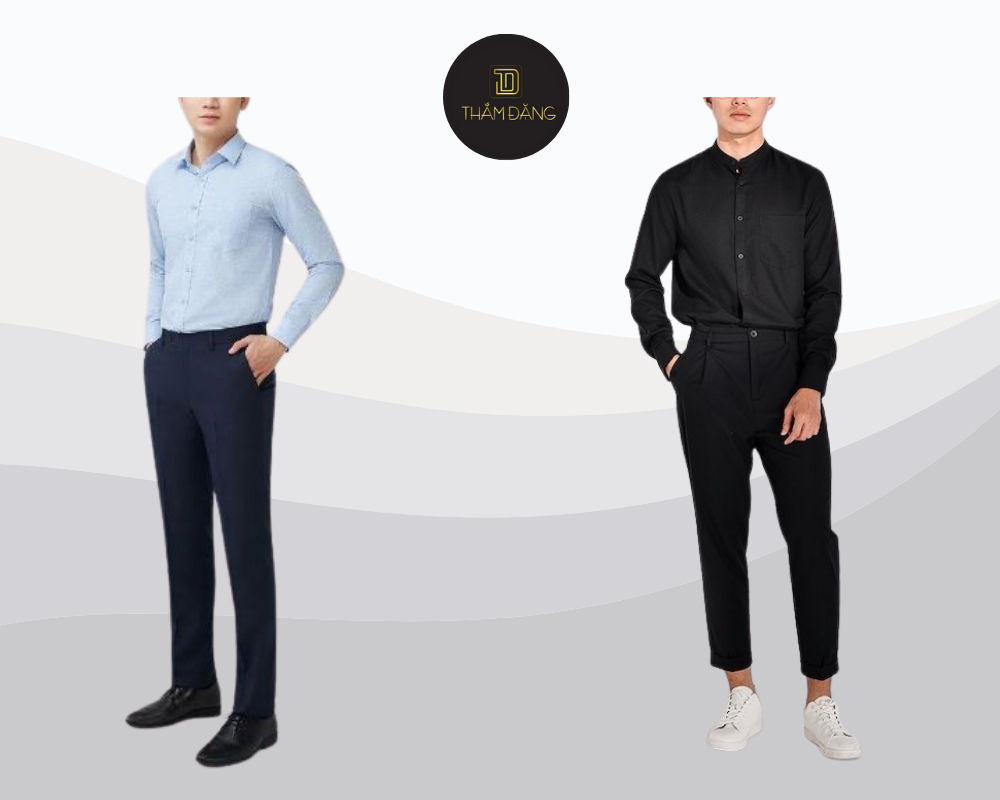 Quần tây đen áo lụa sang trọng cuốn hút cho quý ông đẳng cấp.