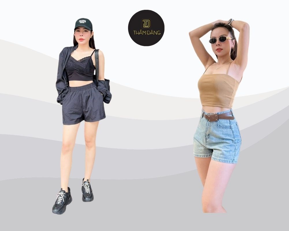 chân ngắn đi biển mặc gì để chụp ảnh đẹp