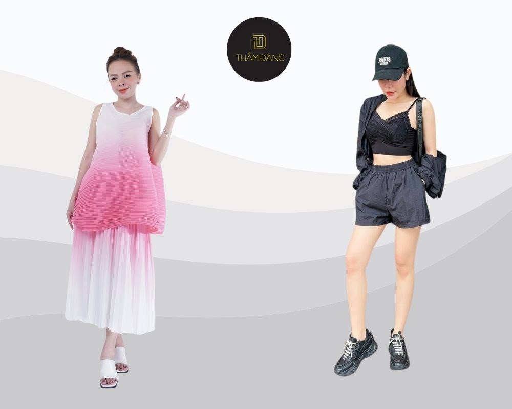 chân ngắn đi biển mặc gì để ăn gian chiều cao