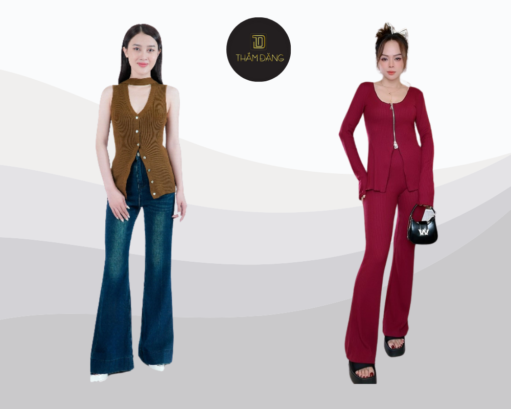 chân nhỏ có nên mặc quần ống loe, phối đồ ngày lạnh