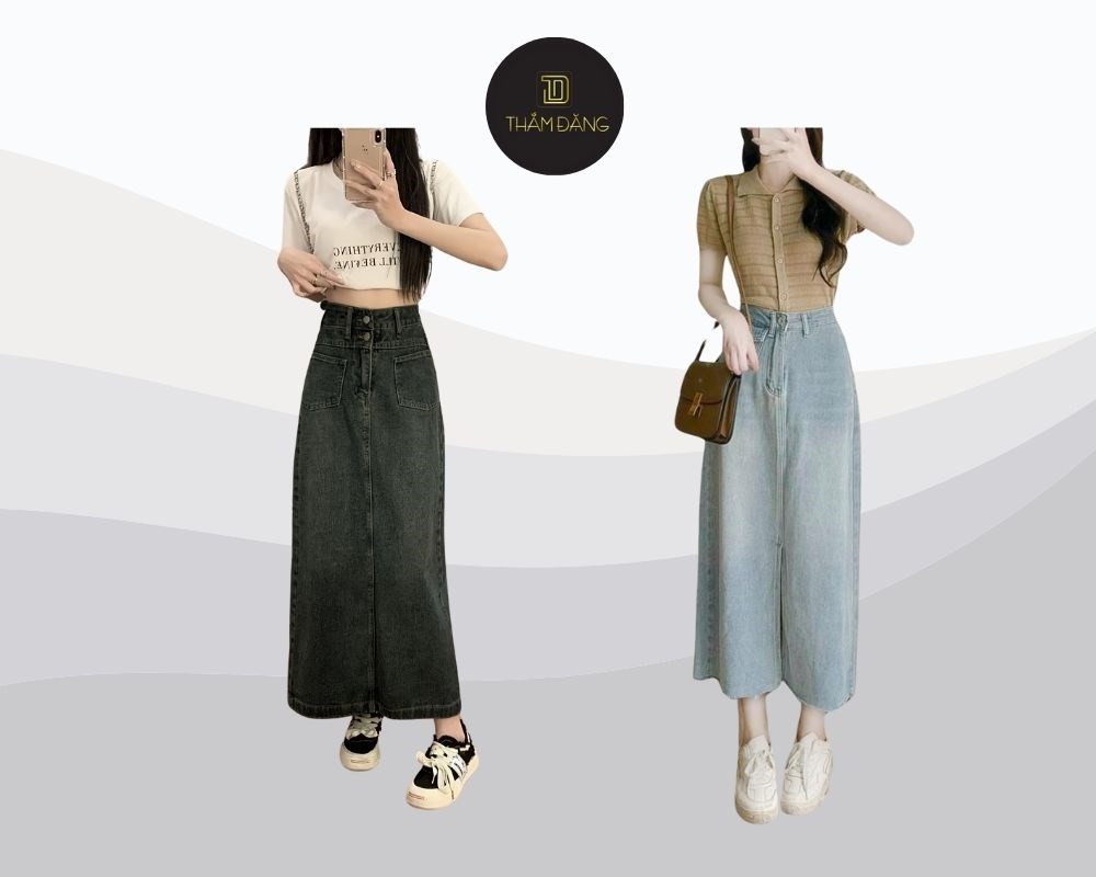 Để có những set đồ hoàn hảo với chân váy jean dài, bạn hãy chú ý 7 điểm quan trọng