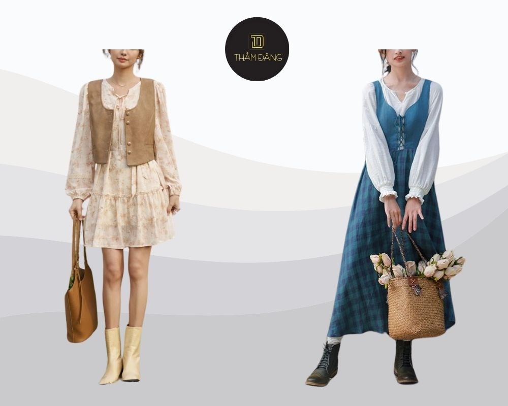 Phong cách Cottagecore vintage hoài niệm
