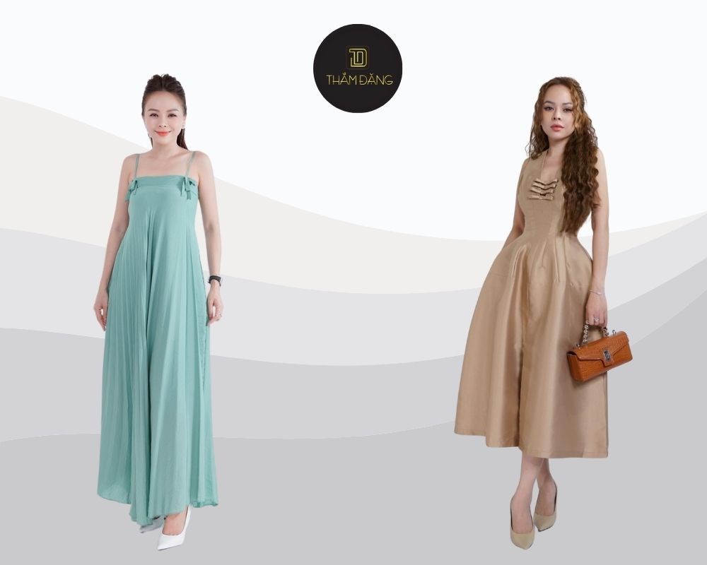 đầm maxi phong cách cottagecore
