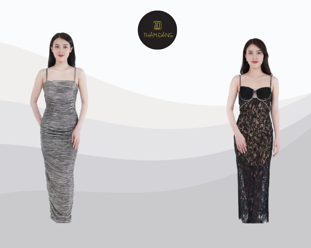 Đầm ôm body cúp ngực là lựa chọn hoàn hảo cho body đồng hồ cát