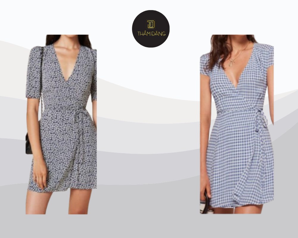 Dáng hình chữ nhật nên mặc gì? Thiết kế đầm wrap (váy quấn) phù hợp với mọi vóc dáng