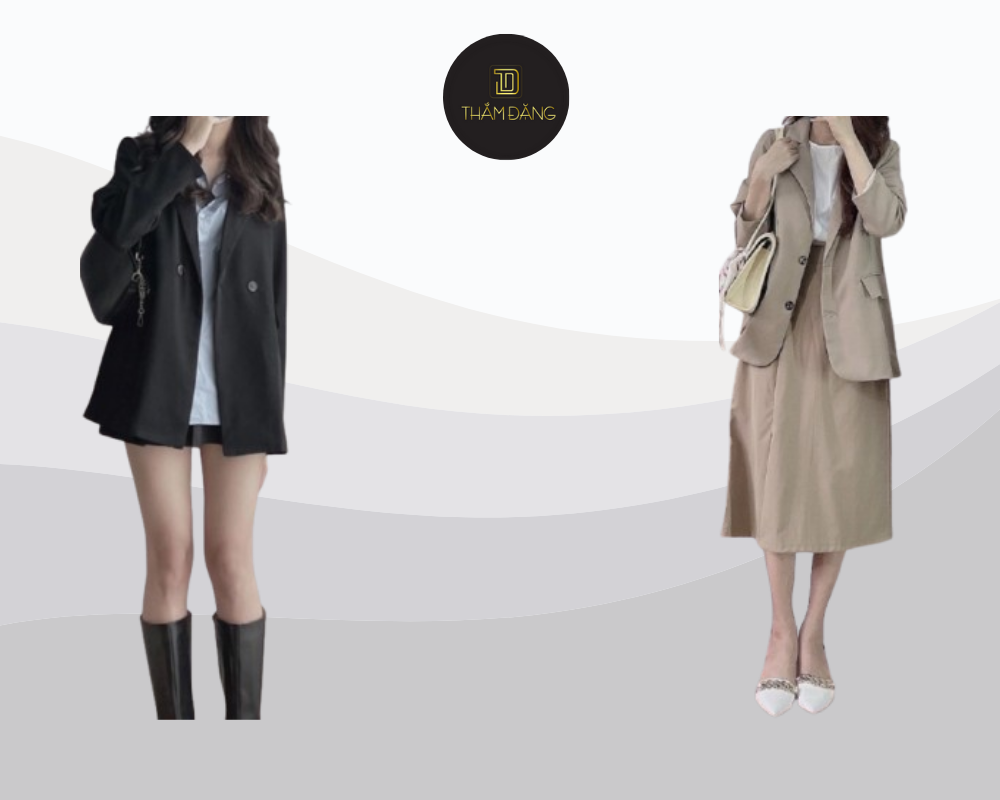 Blazer độn vai đã trở lại mạnh mẽ và trở thành vũ khí bí mật cho dáng quả lê