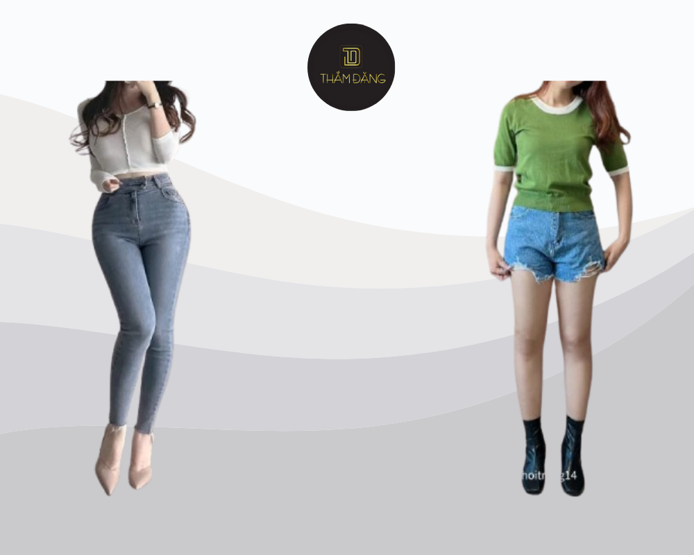 Chất liệu ôm khít làm lộ từng đường cong, đặc biệt vùng eo kém thon gọn