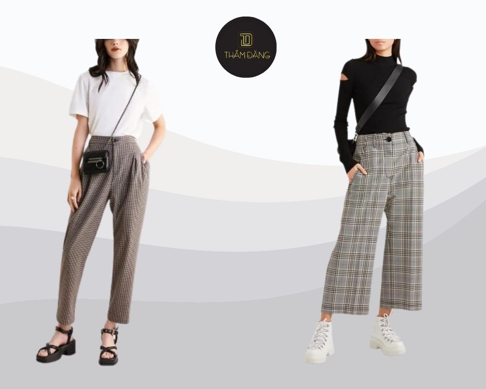Kiểu quần tây nữ đẹp cho người thấp dễ thương