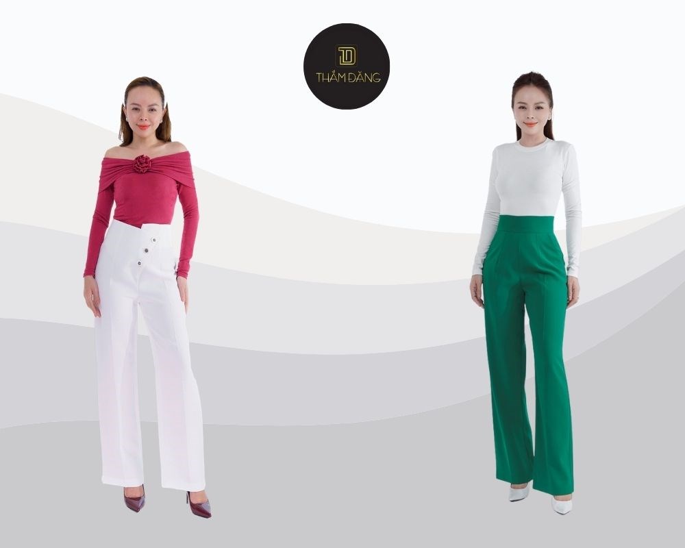 Kiểu quần tây nữ đẹp cho người thấp mặc đi làm